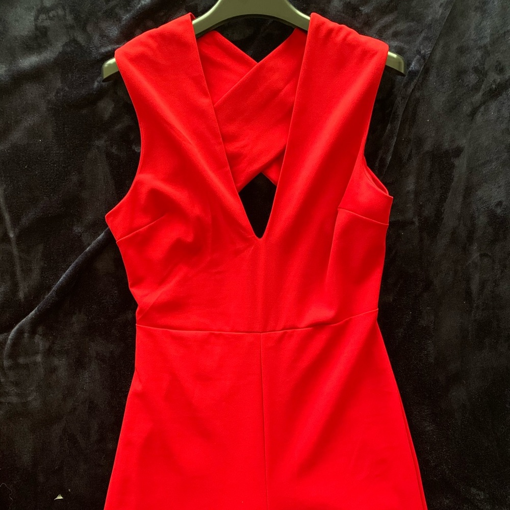 Red jumpsuit